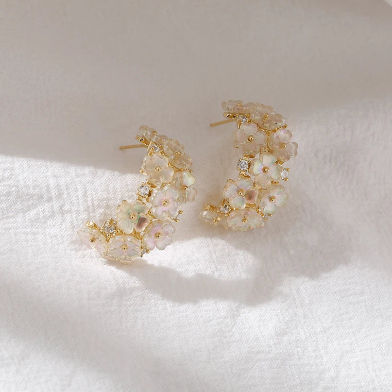 🌷 Boucle d’oreille fleur - Ton détail chic pour flâner dans les rues de Paris