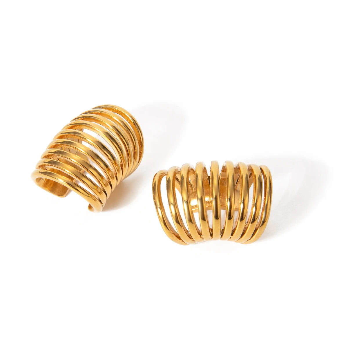 ear cuff plaqué or délicat 