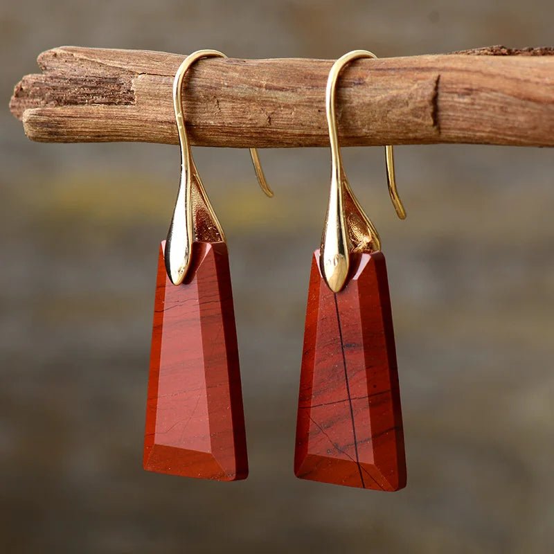 boucle-d'oreille-en-jaspe-rouge-argent-doré
