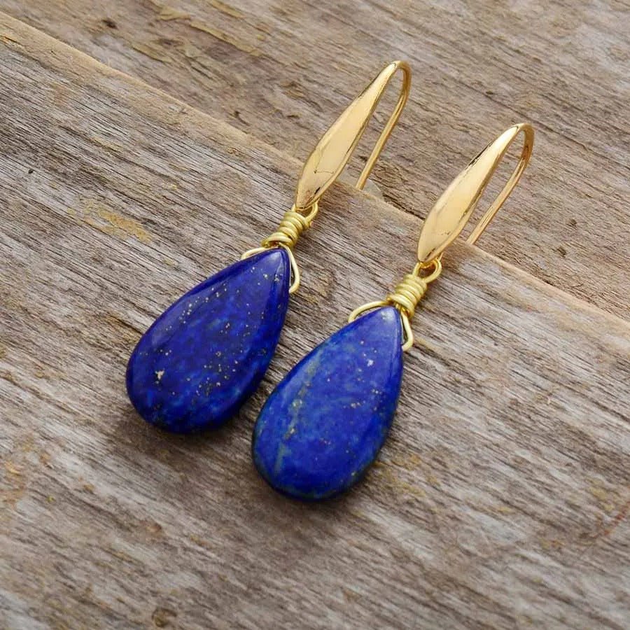 Boucle d'Oreille en Lapis Lazuli - Innocent - Seduction