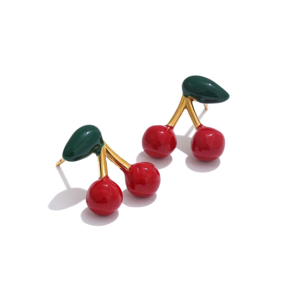 boucle-d-oreille-cerise-rouge-acier