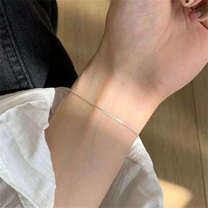 bracelet-acier-inoxydable-chaîne-ultra-fine-argent