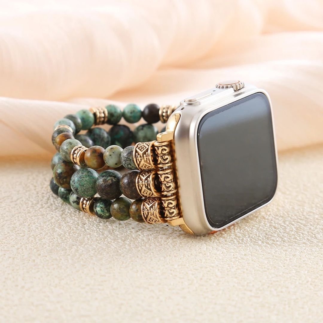 Bracelet Apple Watch - Jaspe Africain - Innocent - Seduction