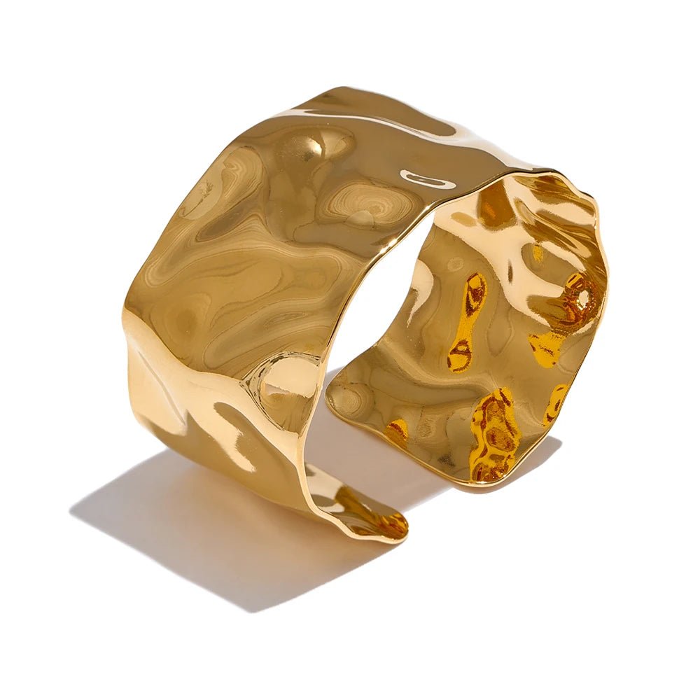bracelet-waterproof-en-acier-inoxydable-dore