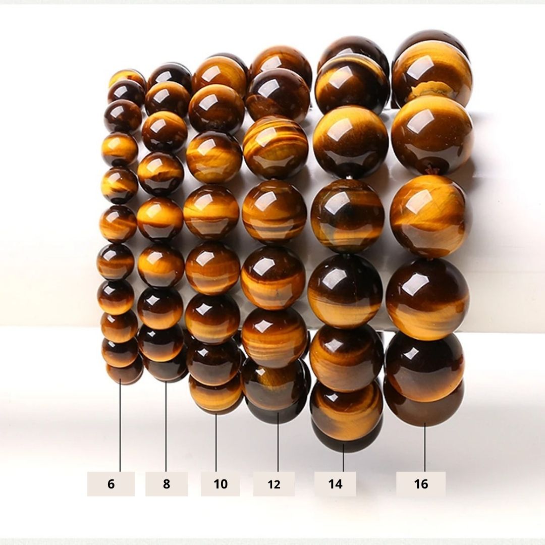 bracelet oeil de tigre pierres naturelles 5a