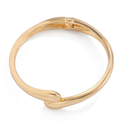 jonc-bracelet-manchette-torsadee-doré
