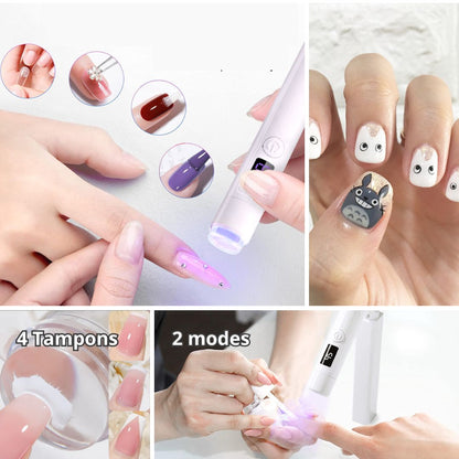 MiniLampo™-LAMPE UV SANS FIL RECHARGEABLE POUR SÉCHER LES GELS À ONGLE - Innocent-Seduction